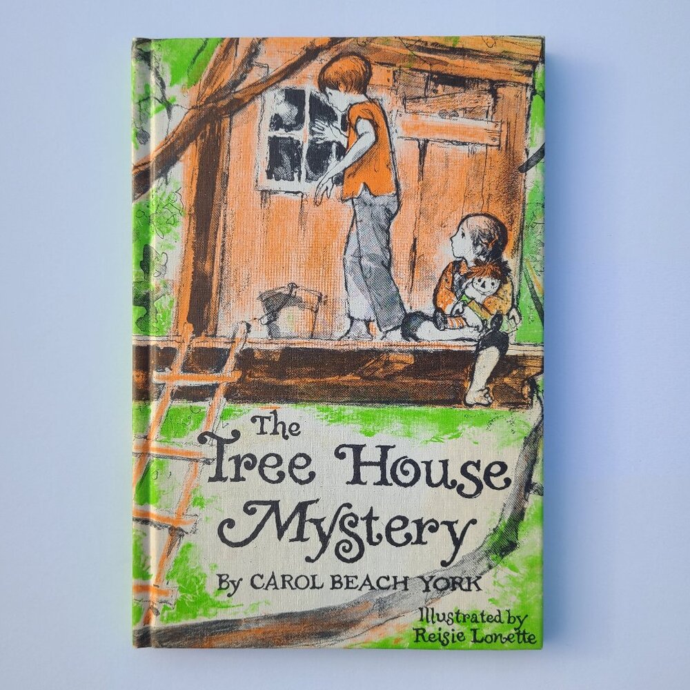 5/$15 Vintage Kids Book Tree House Mystery York BCE Weekly Reader Book Club 1973